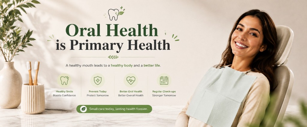 Oral health is primary health — a healthy mouth leads to a healthy body and a better life.
