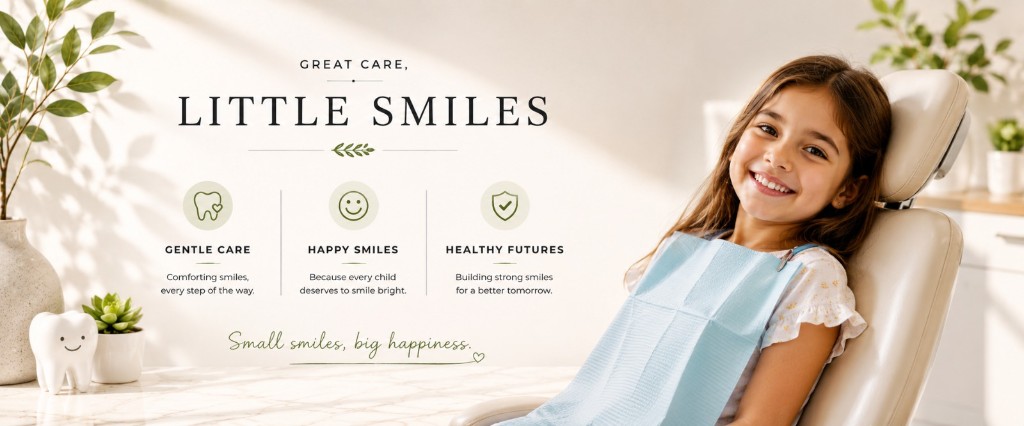 Great care for little smiles — gentle pediatric dentistry at Dentara Dehradun.